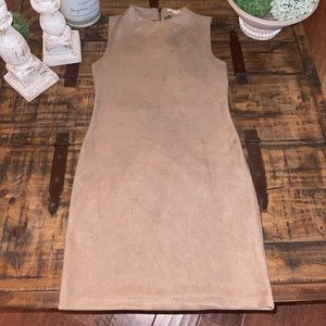 Suede dress